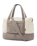 BAGSMART Puffer Duffle Bag for Travel, 33L Weekender Bags for Women, Carry on Bag with Shoe Compartment, Lightweight Travel bag, TSA-Free Overnight Hospital Bag