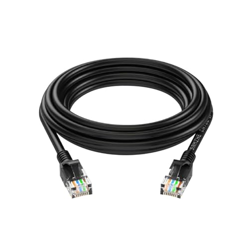 Cable de red Patch cord RJ45 Cat-5 2 m negro miniatura 1