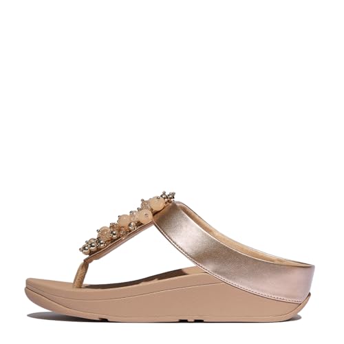 Image of FitFlop Fino Bauble-Bead Toe-Post Sandals
