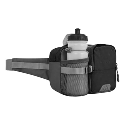Riñonera con diseño resistente de cadera ajustable e impermeable con soporte para botellas