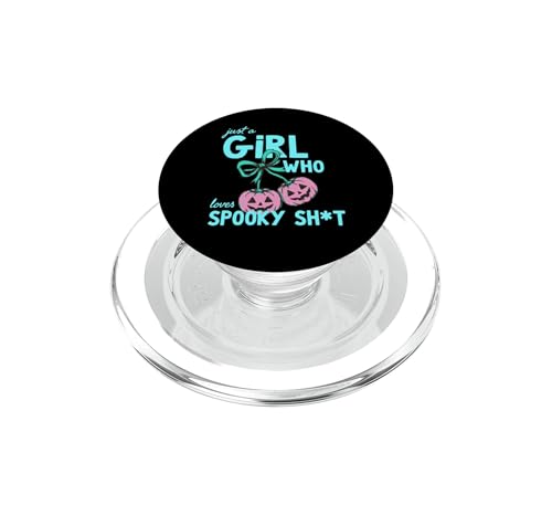 PopGrip MagSafe Halloween : support citrouille spooky pour fille