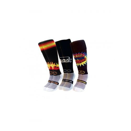 Chaussettes de sport genou WackySox Crackling pour dynamiser vos matchs sur le terrain