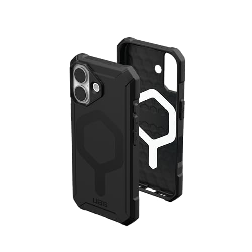 Image of Urban Armor Gear UAG Essential Armor Magnetic Compatible, Rugged Slim Sleek Shockproof Anti-Slip Military Grade Protective Case /Cover Designed for iPhone 17 (2025) - Black
