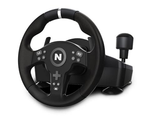 Image of Nitho Drive Pro V200 PC Gaming Racing Wheel with Pedals and Shifter, Steering Wheel Compatible with PC, PS4, Switch 2 /Switch, Xbox Series X|S and Xbox One, 270 Car Driving Simulator with Vibration