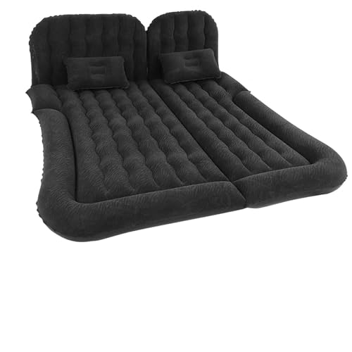GEBBEM Car Air Mattress for Fiat Argo Hatchback 2017 2018 2019 2020 2021 2022 2023 2024 2025, Portable Car Mattress Inflatable Bed Foldable with Pillow Camping Travel Car Accessories,Black