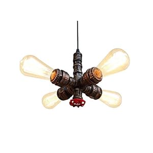 YXLMAONY Hanglamp Verstelbare waterpijp lange kroonluchter E27 metaal energiebesparing LED Gloeilamp opgeschort…