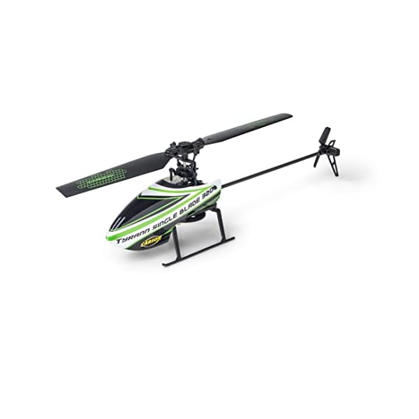 Carson 500507171 - Ferngesteuerter Helikopter Tyrann Single Blade 320 2,4 GHz - RC Flugzeug ab 16 Jahre, 100% RTF Komplettset, mit HÃ¶henkontrolle und Start- & Landefunktion, grÃ¼n – Bild 3