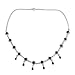 NOVICA Lapis Lazuli .925 Sterling Silver Waterfall Necklace, 17.75" 'Queen of Diamonds'