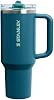 Termo STANLEY Quencher ProTour con popote y asa, 40 oz, Azul Costero | Popote integrado y asa | Compatible con portavasos para viaje | A prueba de fugas, acero inoxidable aislado | Libre de BPA 2