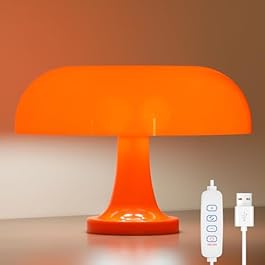 Orange Bedside Lamp for...