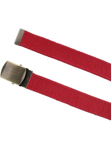 CTM Cotton Web 1.5 Inch Adjustable Military Buckle Belt4