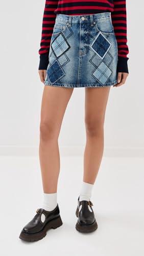 Marc Jacobs Women's Argyle Patchwork Mini Skirt3