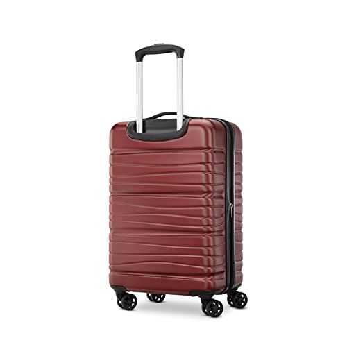 Samsonite Evolve Se Hardside Expandable Luggage With Double Spinner Wheels, Matte Burgundy, 3Pc Set (Co/M/L) #TOP3