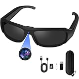 Camera Glasses Action Camera HD 1080P Smart Glasses Video Camera Wearable Sunglasses Sport Camera mit 16GB Micro SD Card for Driving, Fishing and Hiking/Outdoor Activities