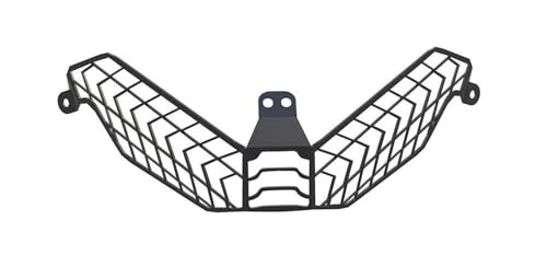 Couverture phare TRK702X anti-brise de glace grille de protection noire moto