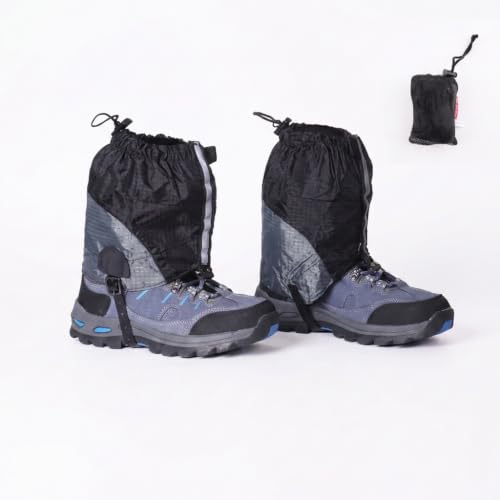Image of GUSTAVE Leg Gaiters Adjustable Gaiters with Reflective Strip for Climbing
