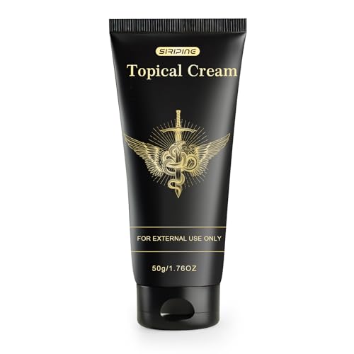 Numbing Cream – Maximum Strength Topical Skin Cream with Emu Oil and Arnica & Vitamin E– External Use Formula for Burns, Itches, Insect Bites,Tattoo and Irritated Skin – 1.76oz