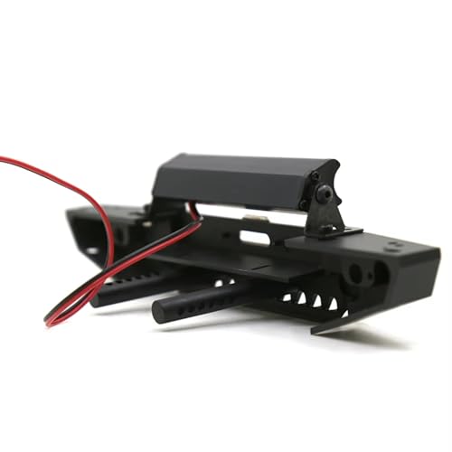 Parachoques delantero de metal 1/10 para coche RC Crawler Axial SCX10 90047 y TRX-4 Bronco 4