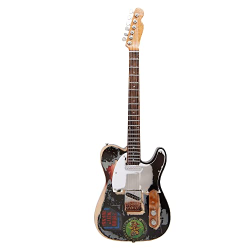 Joe Strummer (The Clash) – 1966 Guitare : Réplique de guitare miniature – Cadeaux musicaux – Ornement fait à la main… - Les Beatles, Paul McCartney, John Lennon, RIngo Starr, George Harrison Joe Strummer (The Clash) – 1966 Guitare : Réplique de guitare miniature – Cadeaux musicaux – Ornement fait à la main… – Image 3