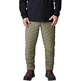 Mountain Hardwear Men's StretchDown Light Pant, Stone Green, Medium x Regular