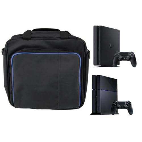 TechBrasil Compatível Com Bolsa Mochila de Transporte Playstation 4 Fat e Slim