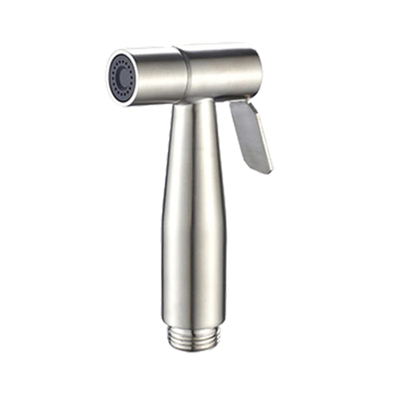 baokemo Bathroom Bidet Sprayer Set Sanitary flusher 304 stainless steel Bidet Shower spray (silver bidet shower spray)