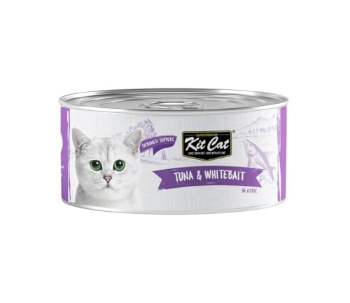 Kit Cat Deboned Tuna & Whitebait Toppers Canned Food 80g