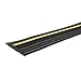 BOWSEN Garage Door Threshold Seal Bottom Weatherproof Floor Buffer Rubber, Not Include Sealant/Adhesive, Black (12 FT)