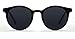 Kelens Adult Grad School Round Sunglasses For Women Girls and Men Black
