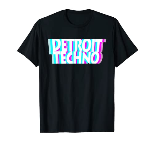 Maglietta DETROIT TECHNO Maglietta EDM House Music Raver DJ Maglietta