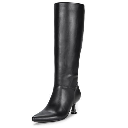 Kitten Heel Knee High Boots - image 1