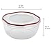 Sterilite Ultra-Seal 8.1 Qt Bowl, Large Airtight Food Storage Container, Latching Lid, Microwave and Dishwasher Safe, Clear With Red Gasket, 2-Pack
