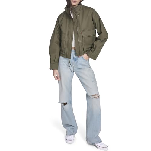 Image of Levi's Women's Cropped Cotton Surplus Jacket