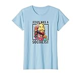 Jesus was A Socialist Proud Liberal Progressive Woke T-Shirt, Women, Baby Blue, X-Large
