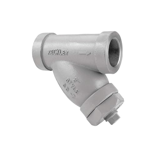 Keckley - 11/45THY-CS045P34-GTI-SB7 - KECKLEY Y Strainer: Carbon Steel, 1 1/4 in, NPT, Perforated, 0.062 in, 1, 480 psi,