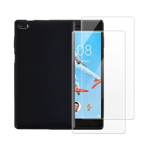 Funda Lenovo Tab 7 Essential 3G para viajes y estudio con cristal templado