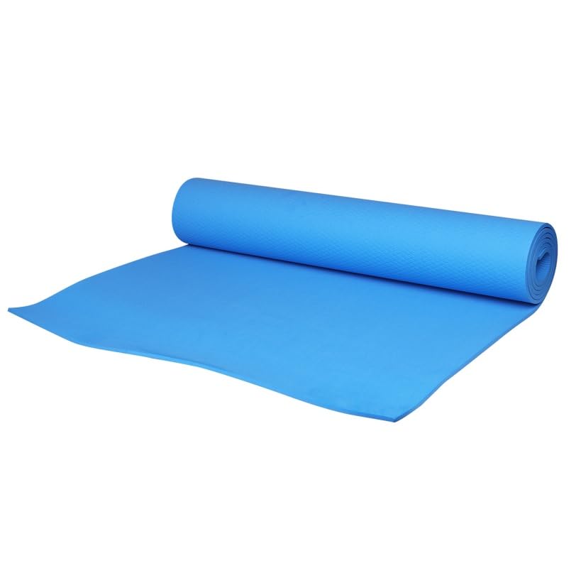 SPX Yoga Mat for Gym Workout and Yoga Exercise with 6mm Thickness, Anti-Slip Yoga Mat for Men & Women Fitness (Blue) (B0BD91285H) Amazon Price History, Amazon Price Tracker