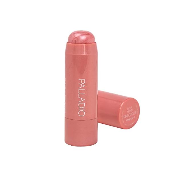 Palladio-Im-Blushing-2-in-1-Cheek-and-Lip-Tint-Buildable-Lightweight-Cream-Blush-Sheer-Multi-Stick-Hydrating-formula-All-day-wear-Easy-Application-Shimmery-Blends-Perfectly-onto-Skin-Precious Palladio I'm Blushing 2-in-1 Cheek and Lip Tint, Buildable Lightweight Cream Blush, Sheer Multi Stick Hydrating formula, All day wear, Easy Application, Shimmery, Blends Perfectly onto Skin, Precious