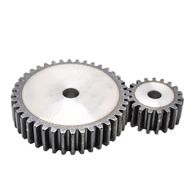 Bevel Gear Pinion Hardware Mechanical Spur Gear 2M 12T-27T Metal Transmission 45# Steel 2 Modulus 12 13 14 15 16 17 18 19 20 21 22 23 24 25 26 27 Teeth(2M - 22Teeth)