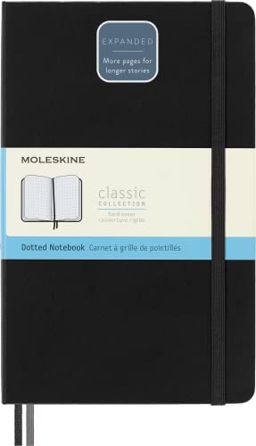Carnet A5 Moleskine pointillé 400 pages pour ne plus manquer d'espace de note