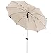 Produktbild Knirps Sonnenschirm Manual - Eleganter, sehr Leichter Gartenschirm - Stufenlos knickbar - Starker UV-Schutz - 220 cm - Natur