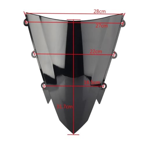 Accessoires de carénage pare-brise double bulle CBR 500 R - 3