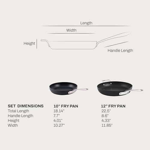 All-Clad HA1 Expert Nonstick , 2-Piece 10" and 12" Fry Pans Set - image 2