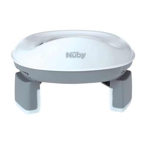 Nuby - Pot Bébé de Voyage Portable - Design 2 en 1 Adaptable sur Toilettes ou Utilisation Autonome - Protection Anti-Eclaboussures et Sacs Jetables - Gamme...