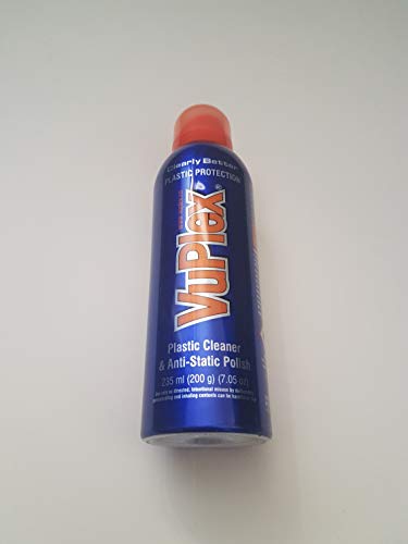 Vuplex Plastic Cleaner And Anti Static Polish 235ml can