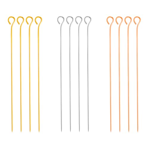 Image of Satra Traders Hijab Pins | Needles | Size : 48mm | Qty : 100pcs | BF61 (Rosegold)