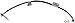 Dorman H621676 Front Driver Side Brake Hydraulic Hose Compatible with Select Chevrolet / GMC Models