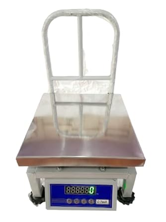 C-Tech Digital 50kg OR 100kg Paper Scale Weighing Machine Metal