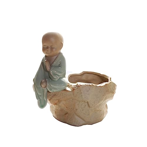 Toyvian 1 Pièce Pot Céramique pour Plantes Conteneur de Jardinage Élégant pour Décoration