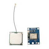 1PCS GPS Receiver Module NEO-6M GY-GPS6MV2 with Strong Signal Antenna 3V-5V Input for EEPROM Data Storage LED Status Light for Arduino Flight Control